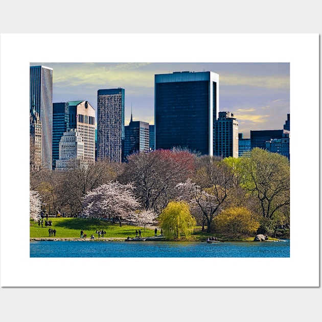 Springtime Arrives In Central Park, New York, USA Wall Art by Chris Lord